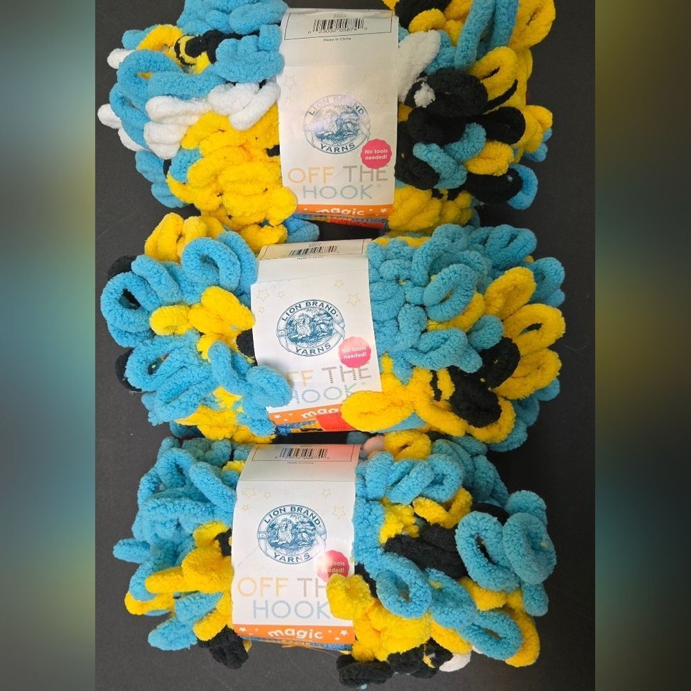 Lion Brand Off The Hook Yarn COLOR: EMOJI